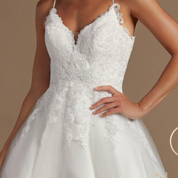 Nox Anabel Dresses & Skirts - White Color SWEETHEART SHORT BABYDOLL DRESS A-Line Shape Open Back Dress NXR707